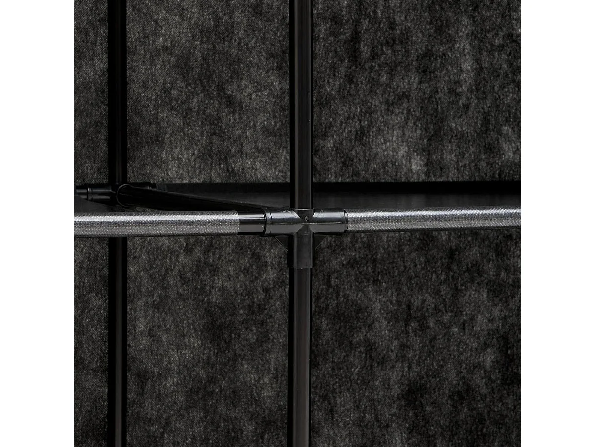 Penderie 4 Étagères "Dressy" 88cm Noir