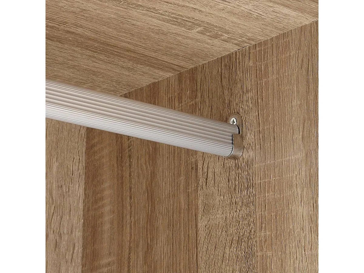 Penderie 3 Tiroirs & 1 Porte "Dolo" 115cm Naturel