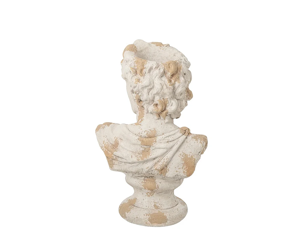 Buste Antique Extérieur "Rémi" 78cm Beige