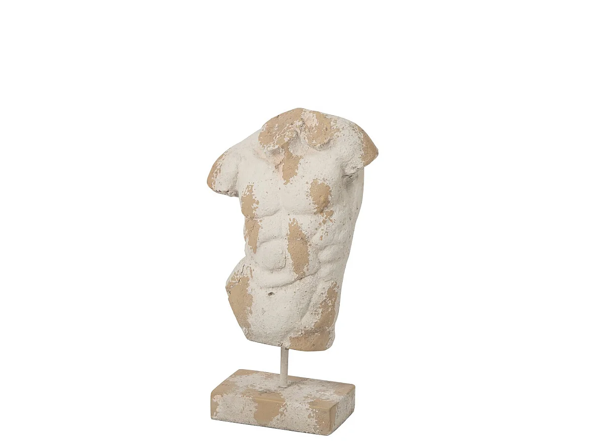 Buste Homme Extérieur "Rémi" 67cm Beige