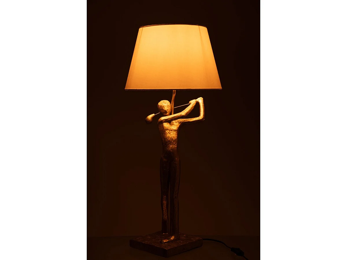 Lampe à Poser Golfeur "Viggo" 80cm Doré