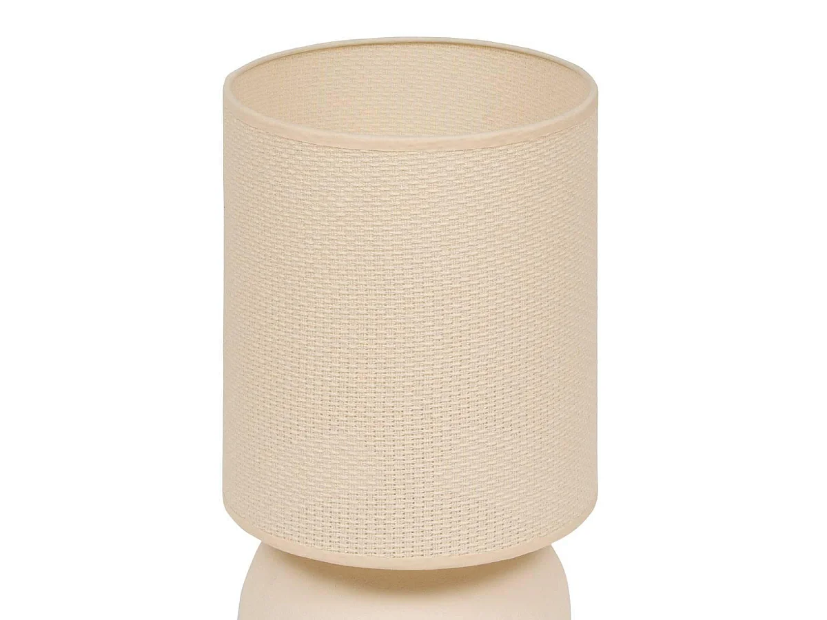 Lampe à Poser Boule "Obine" 42cm Beige