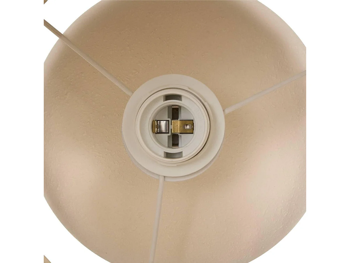 Lampe à Poser Boule "Obine" 42cm Beige