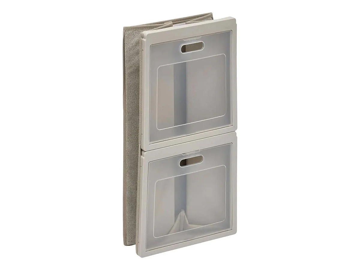 Cube de Rangement 2 Cases "Cube'n Door" 60cm Beige