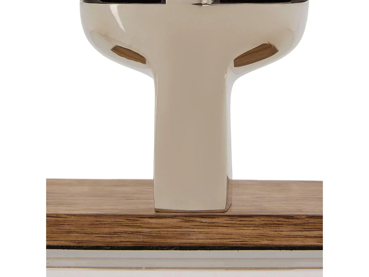 Micro Déco Rétro "Johan" 17cm Argent