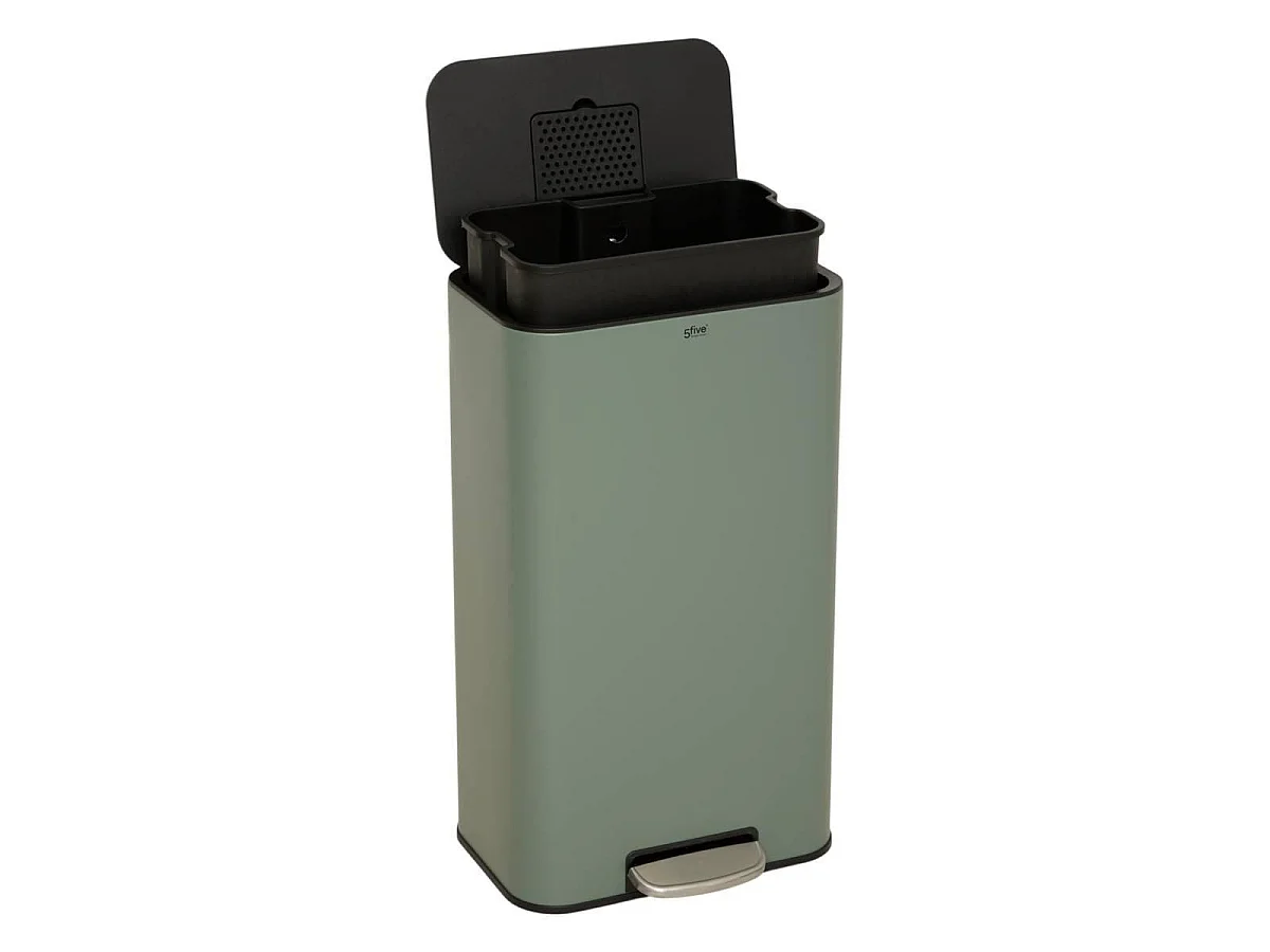 Poubelle à Pédale Manuelle "Delta" 30L Vert