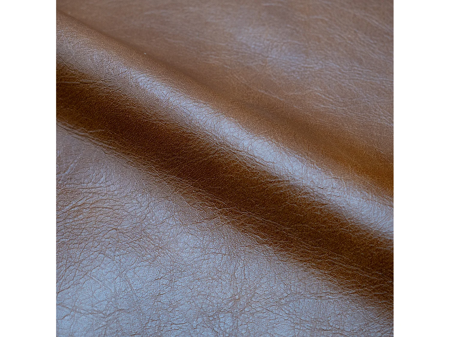 Sgabello per isola centrale 65 cm in pelle di bufalo marrone - Lucien