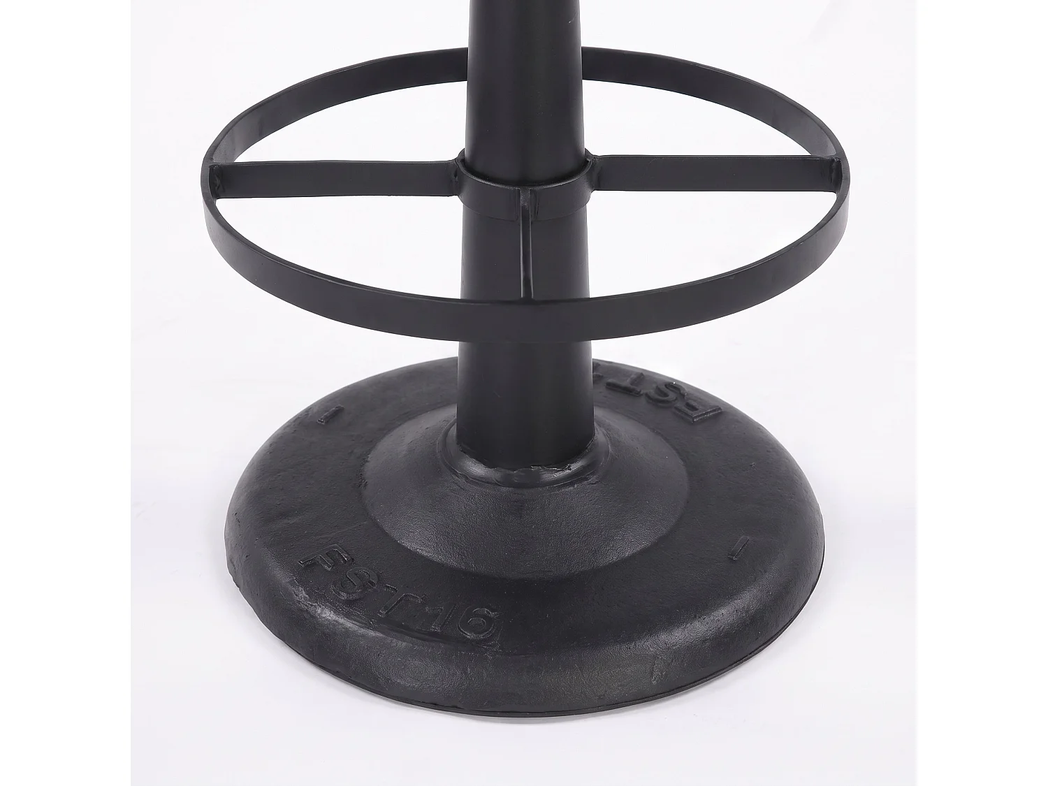 Sgabello per isola centrale 65 cm in pelle di bufalo marrone - Lucien