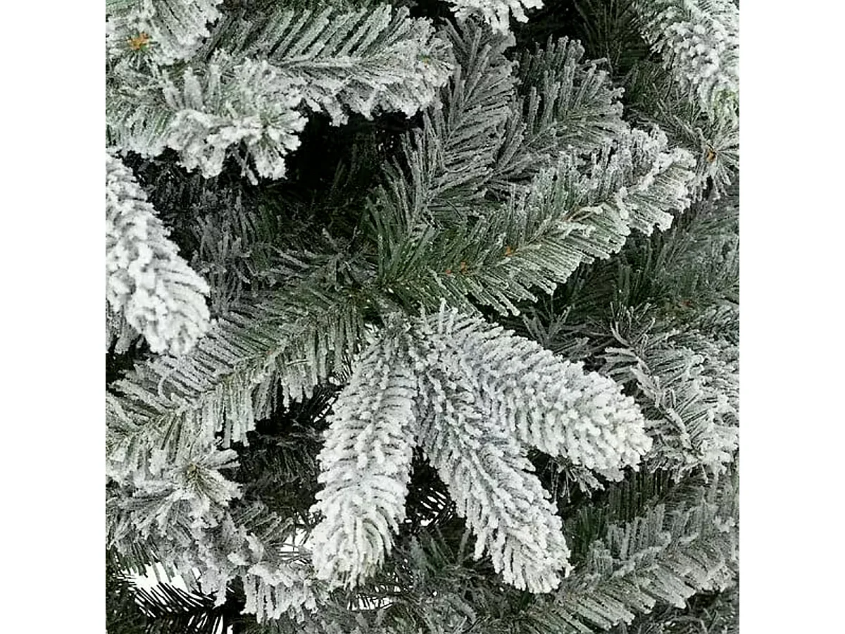 Sapin de Noël Enneigé "Tempête" 180cm Vert