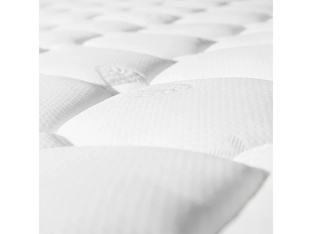Eenpersoonsbed 90x200 cm met matras 406 Veren, USB, LED en slimme opbergruimte – Modern Comfort Grijs