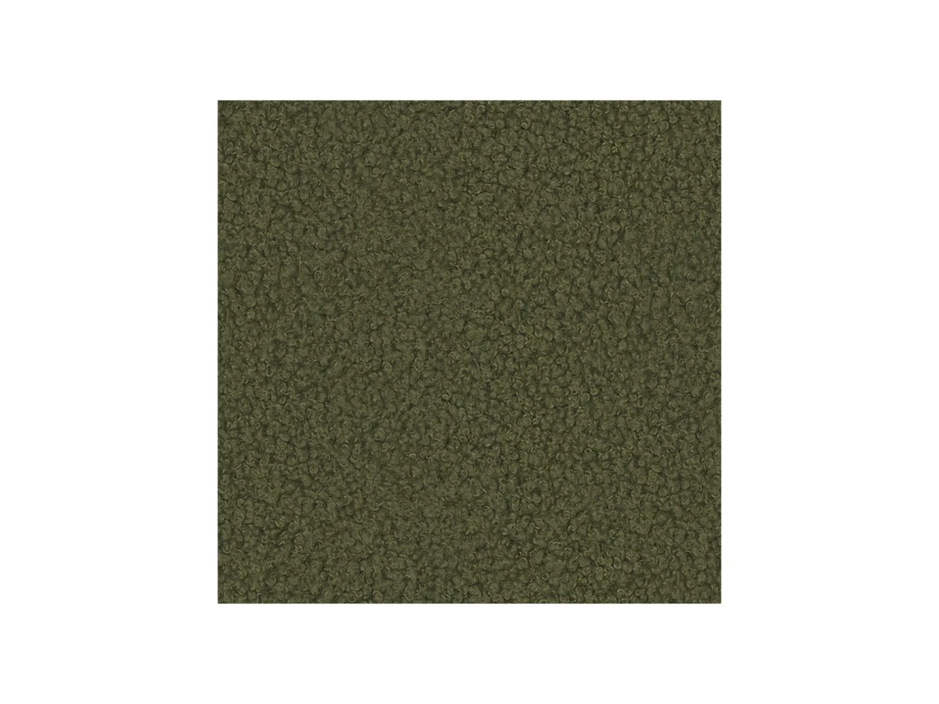 Canapé d'angle convertible avec coffre, bouclé, réversible – ARA L Vert olive