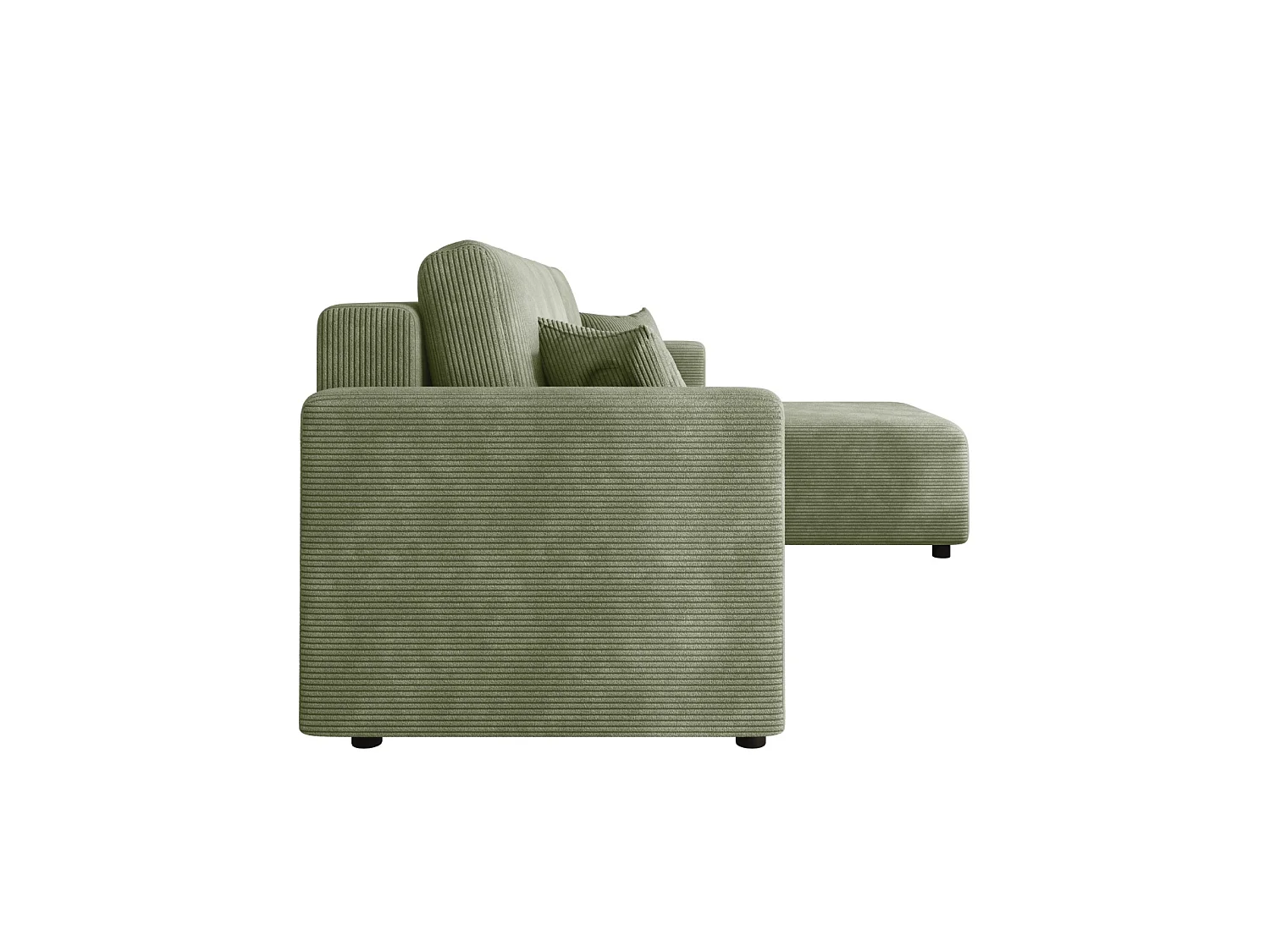 Canapé d'angle convertible avec coffre, réversible – AKO L Vert sauge clair