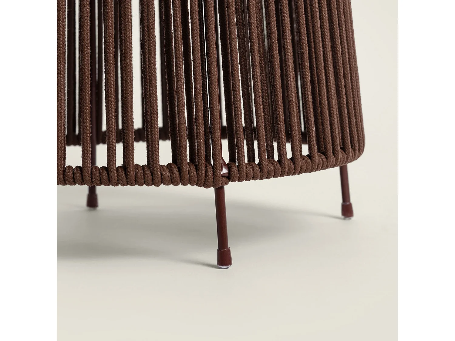 Lámpara Solar Tali de Cuerda para Mesa y Suelo Exterior M Marrón oscuro