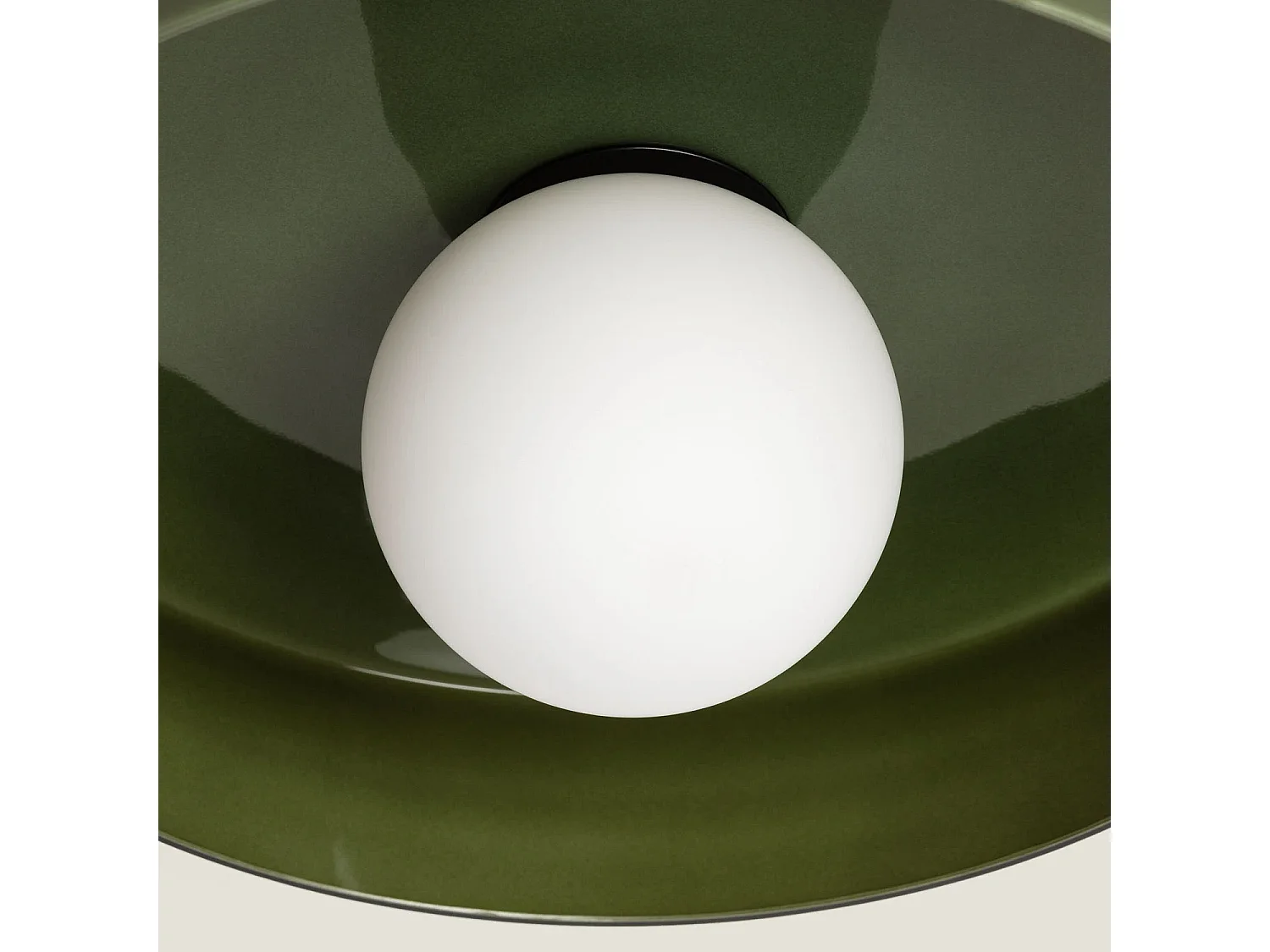 Plafón de Techo Cristal Elva S Verde