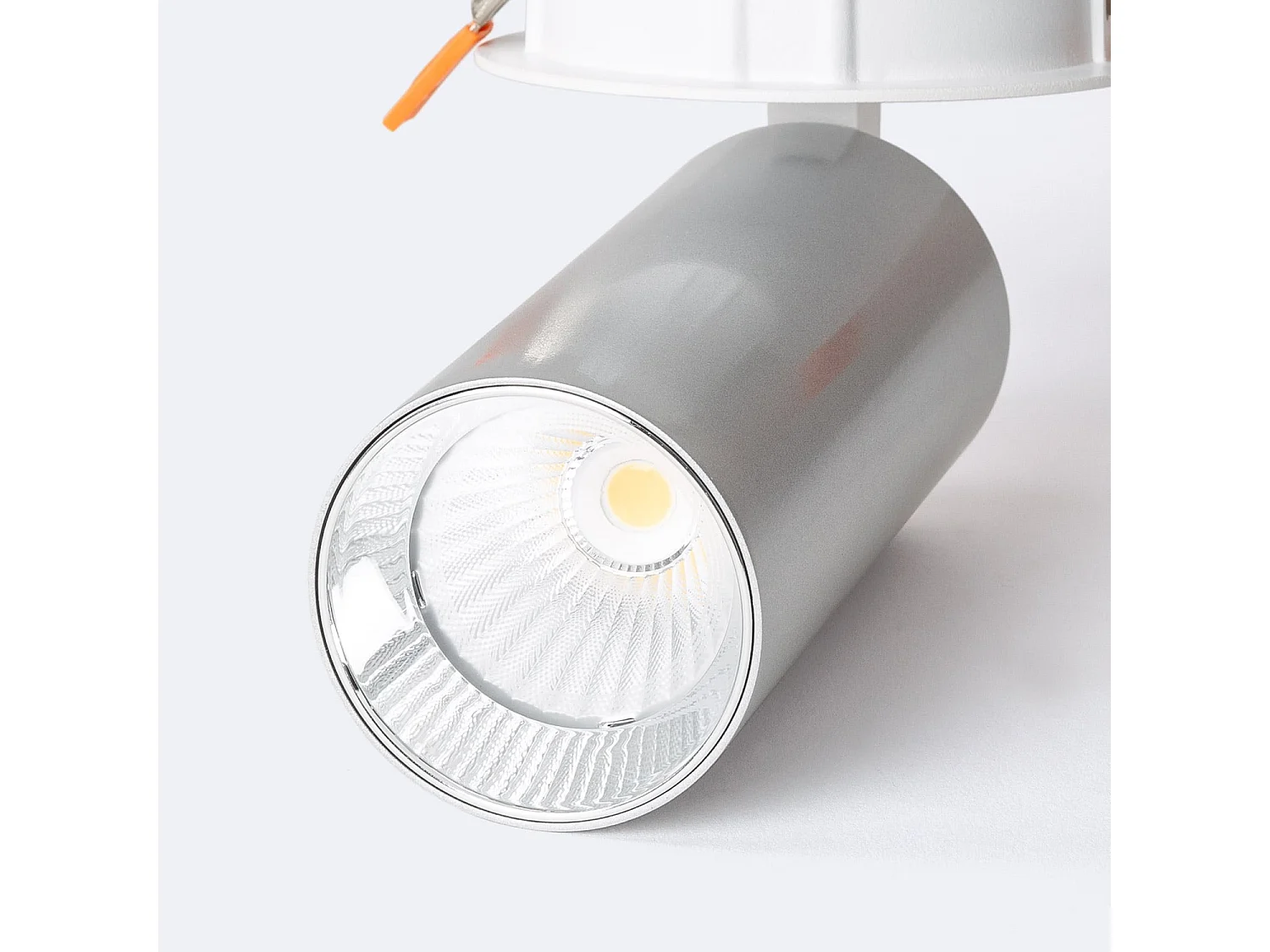 Spot LED Encastré 18W Aluminium Misoh  2700K - 4000K - 6000K 38º Blanc / Argent CCT