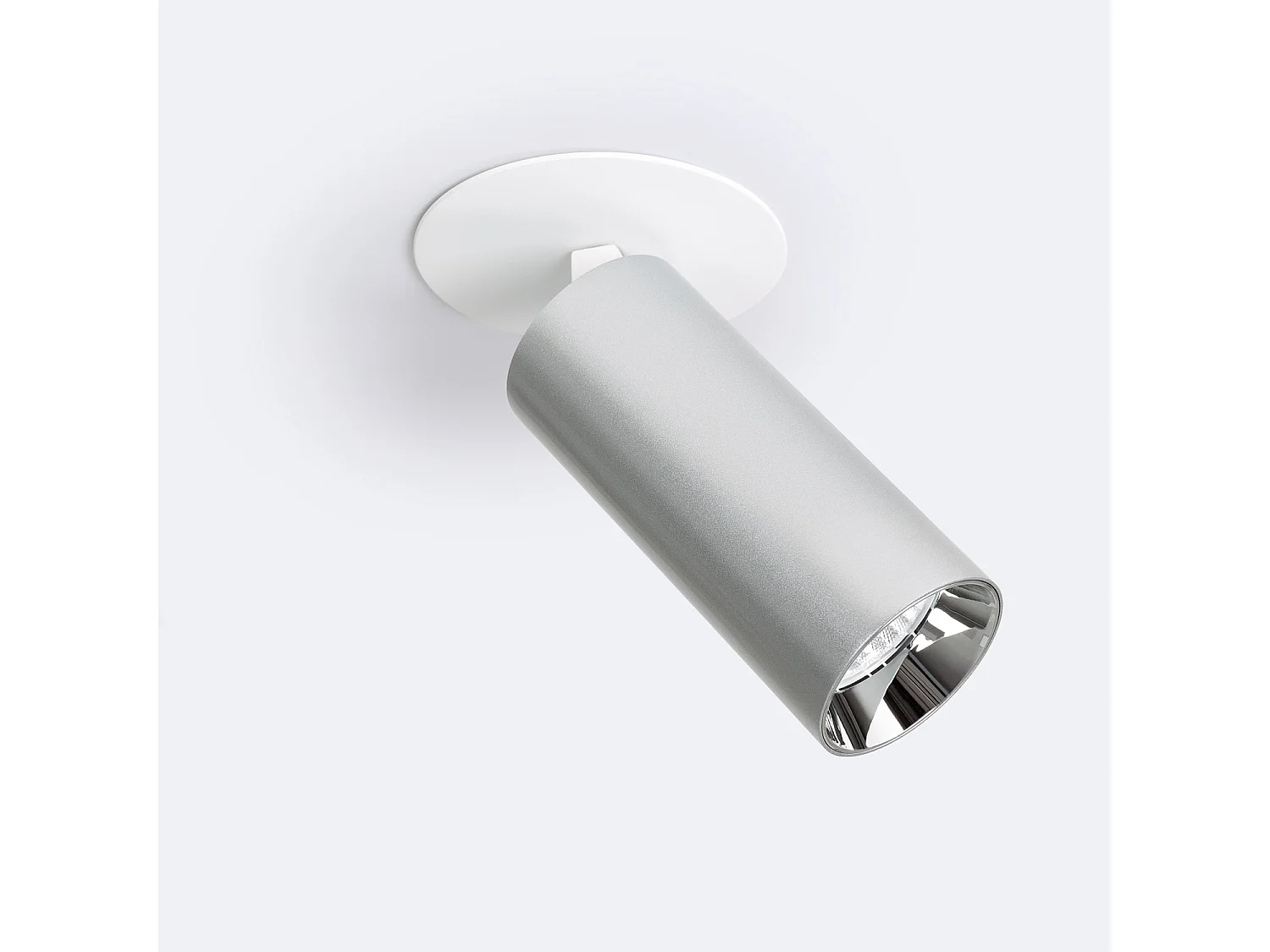 Spot LED Encastré 18W Aluminium Misoh  2700K - 4000K - 6000K 38º Blanc / Argent CCT