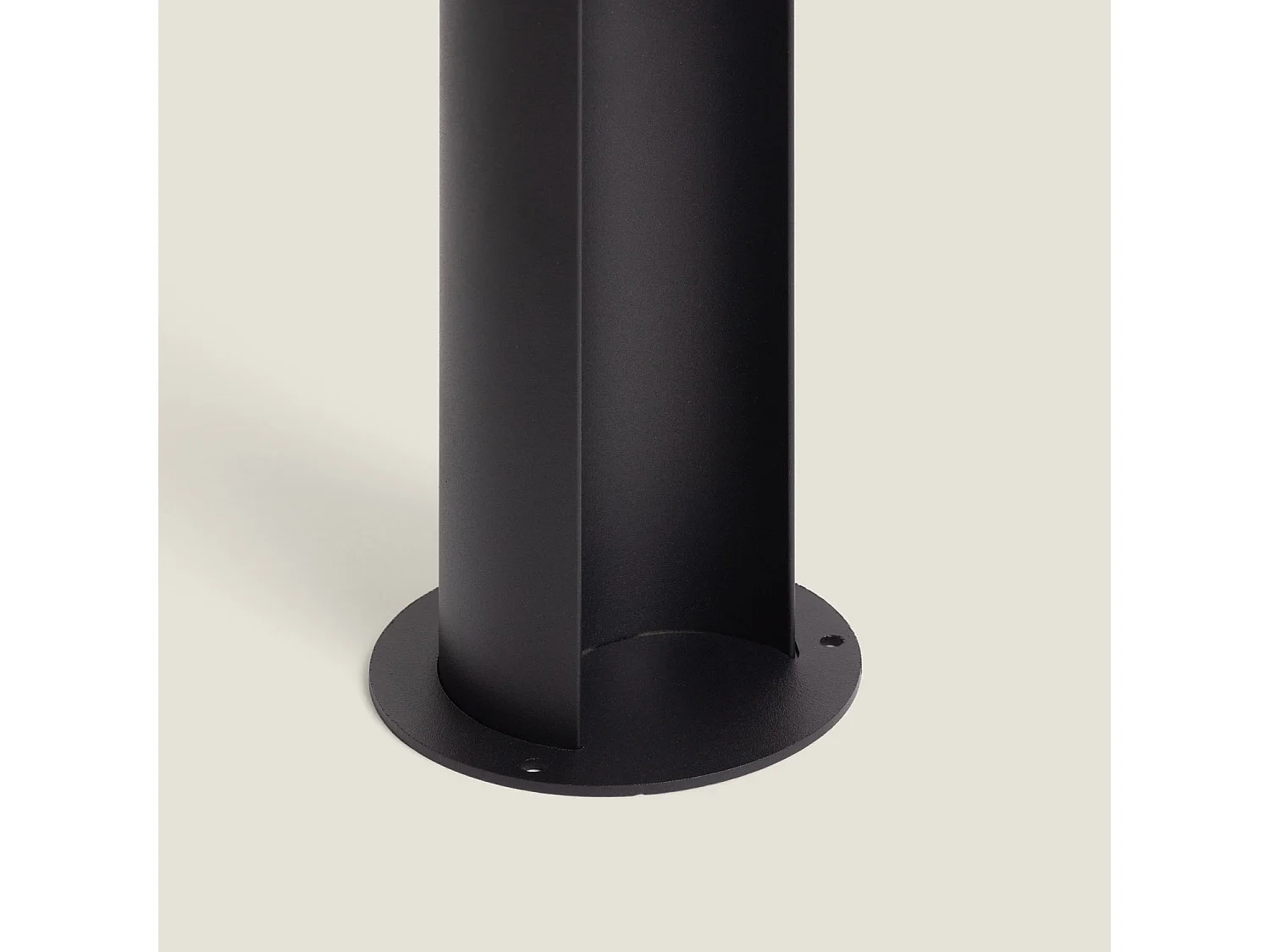 Baliza de Pie Exterior Aluminio Nervik 400 mm Negro