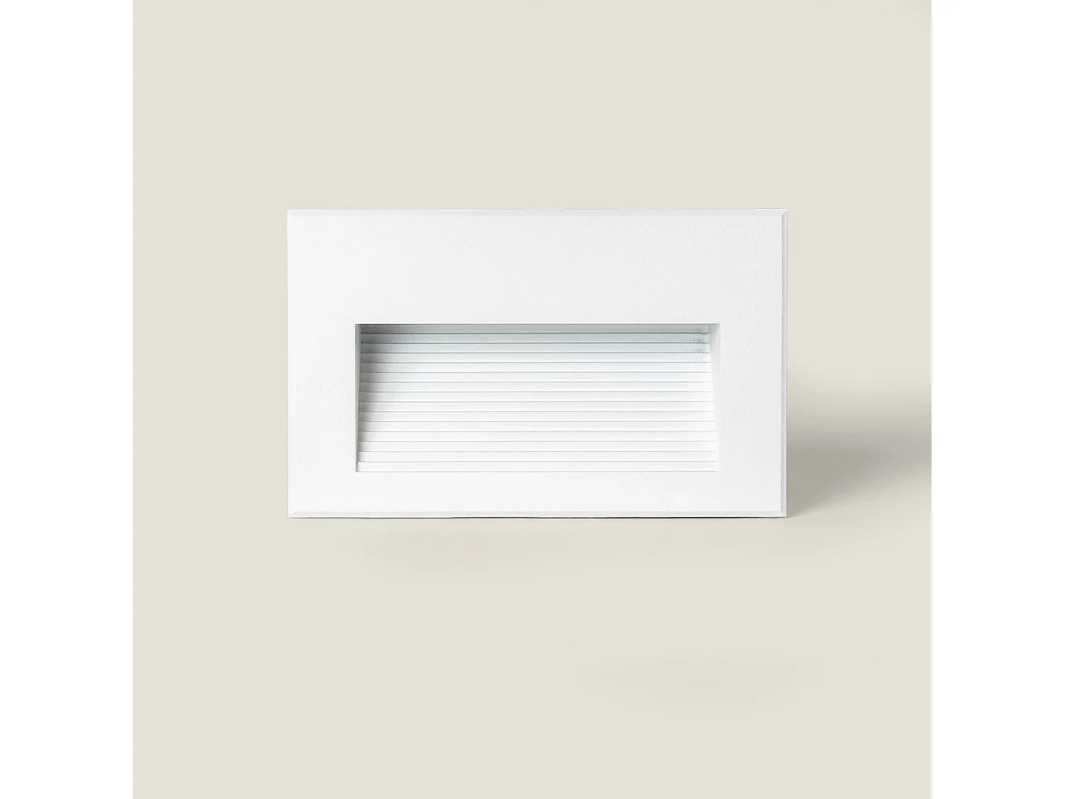 Baliza Exterior LED 5W Empotrable Pared Aluminio Olite Horizon 4000K Blanco Blanco Neutro
