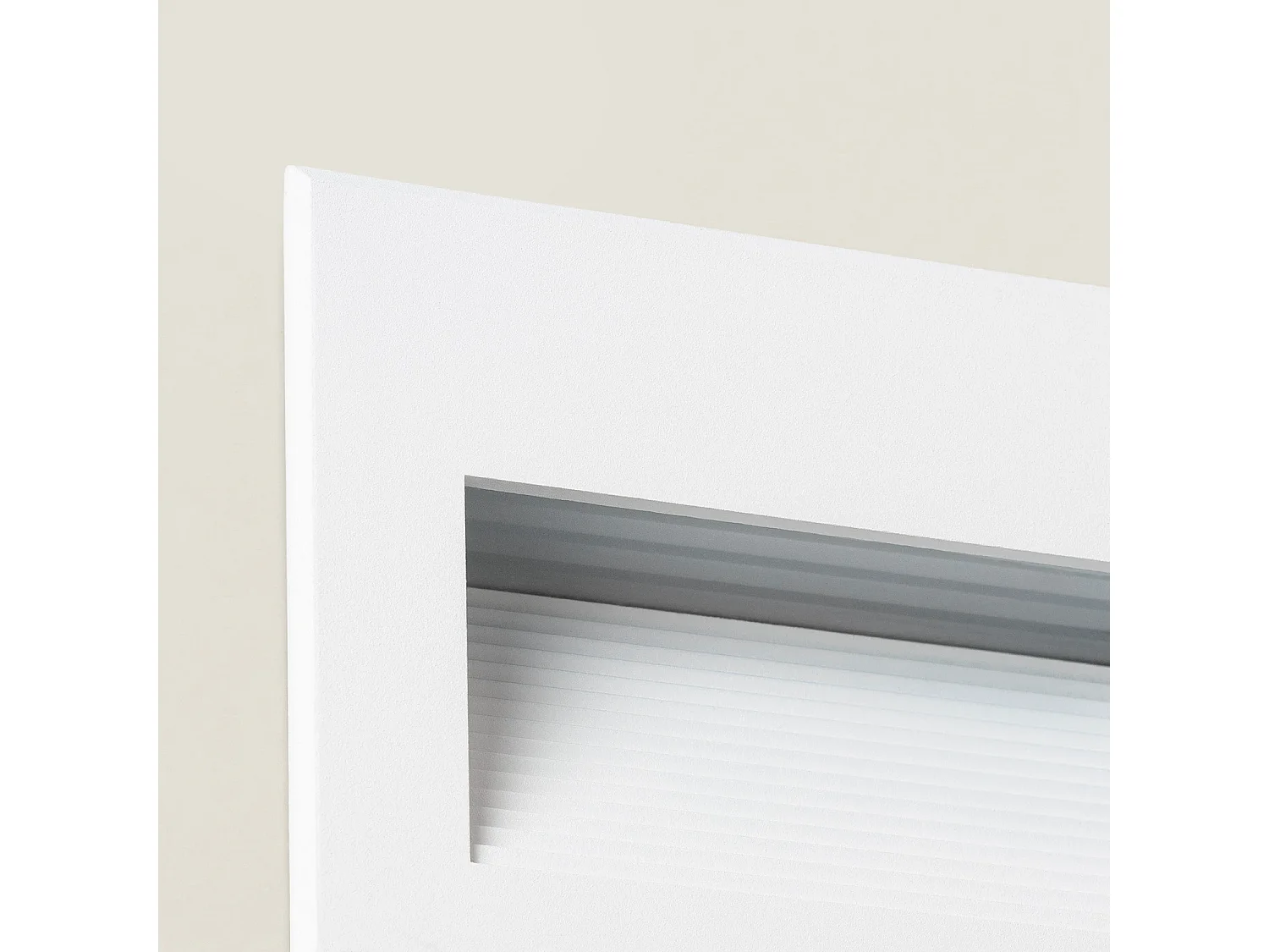 Baliza Exterior LED 5W Empotrable Pared Aluminio Olite Horizon 4000K Blanco Blanco Neutro
