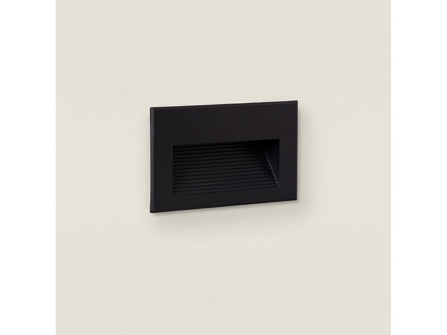 Baliza Exterior LED 5W Empotrable Pared Aluminio Olite Horizon 4000K Negro Blanco Neutro