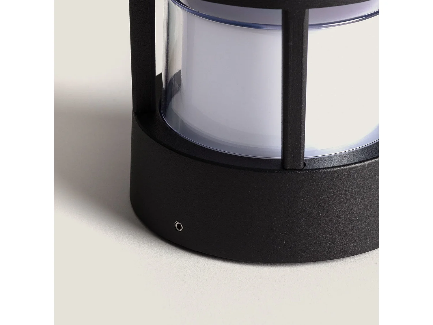 Baliza Sobremuro Exterior LED 5W Aluminio 11cm Obis Negro CCT 2700K - 3300K - 4000K