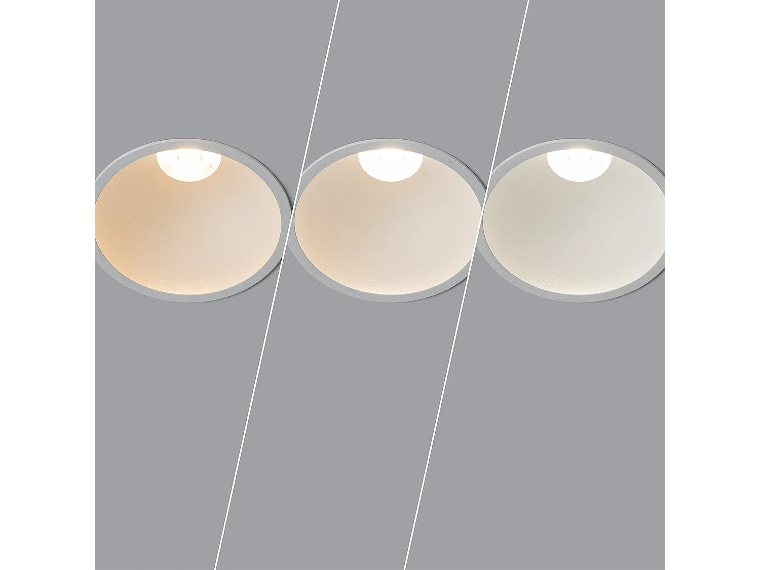 Foco Downlight LED 24W Corte Ø 90 mm Deep 4000K Blanco Blanco Neutro