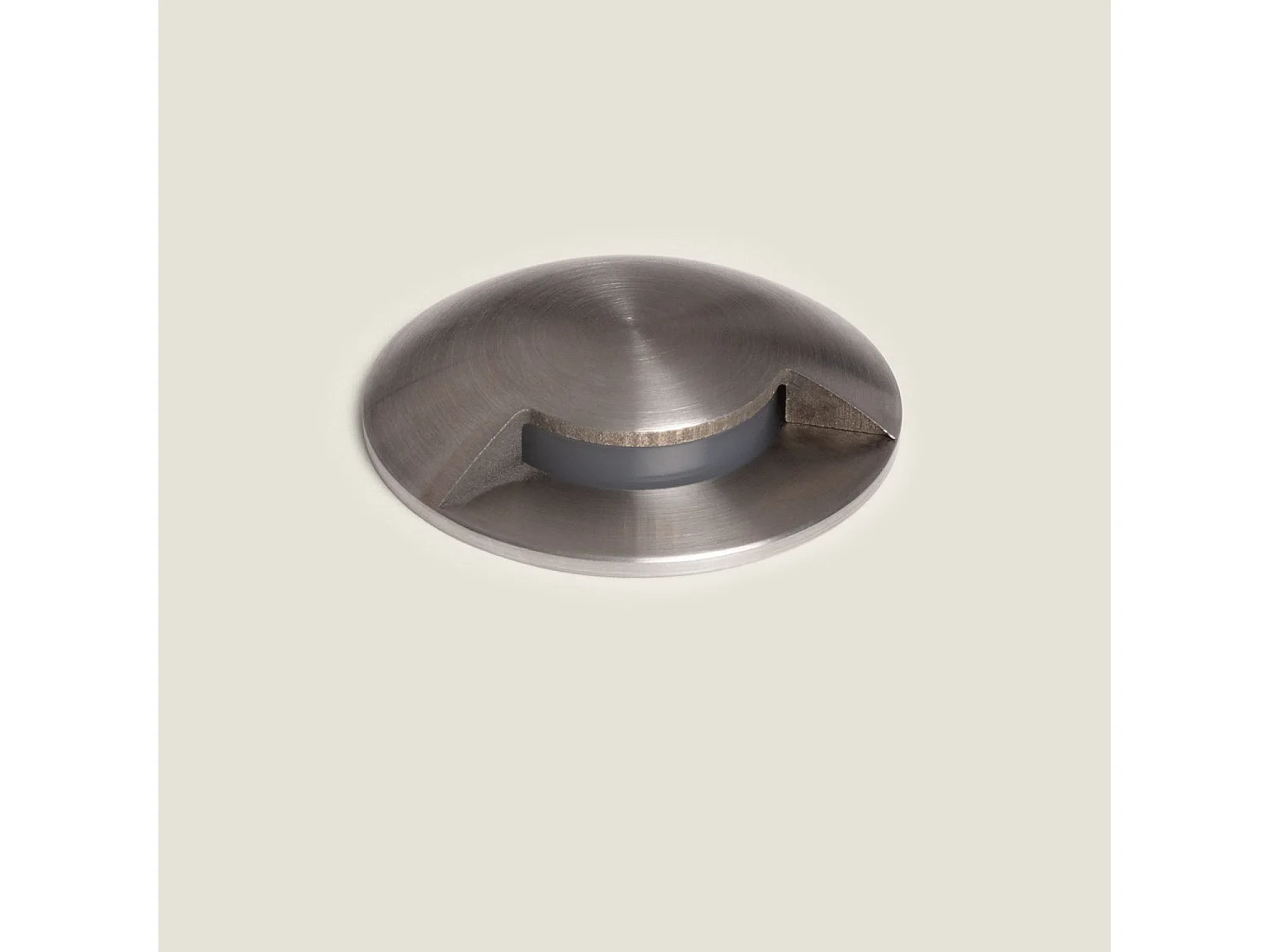 Baliza Exterior LED 3W Empotrable Suelo 1L 24V DC 4000K Plateado Blanco Neutro