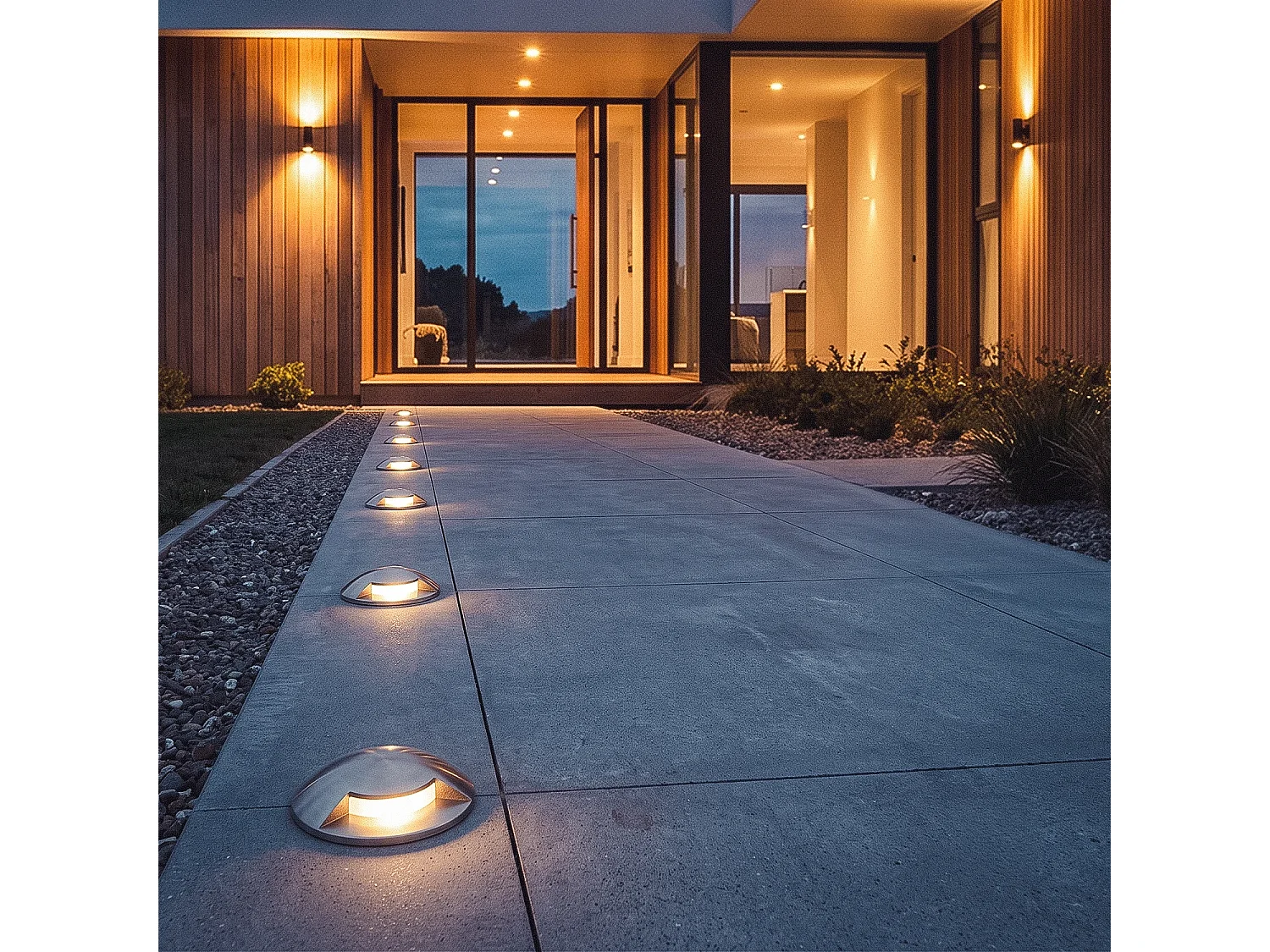 Segnapasso Esterno LED 3 W Incasso a Terra 1 L 24V DC 4000K Argento Bianco Naturale