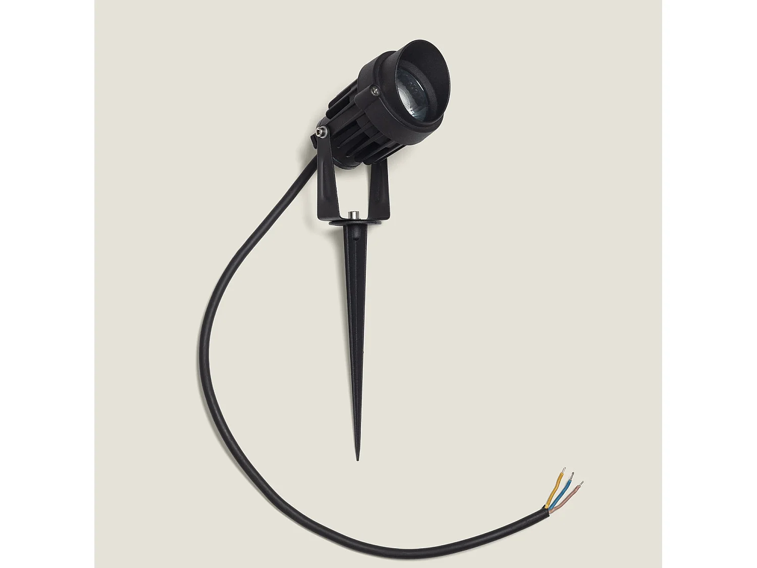 Foco Exterior LED RGB 6W con Pincho Azuer RGB