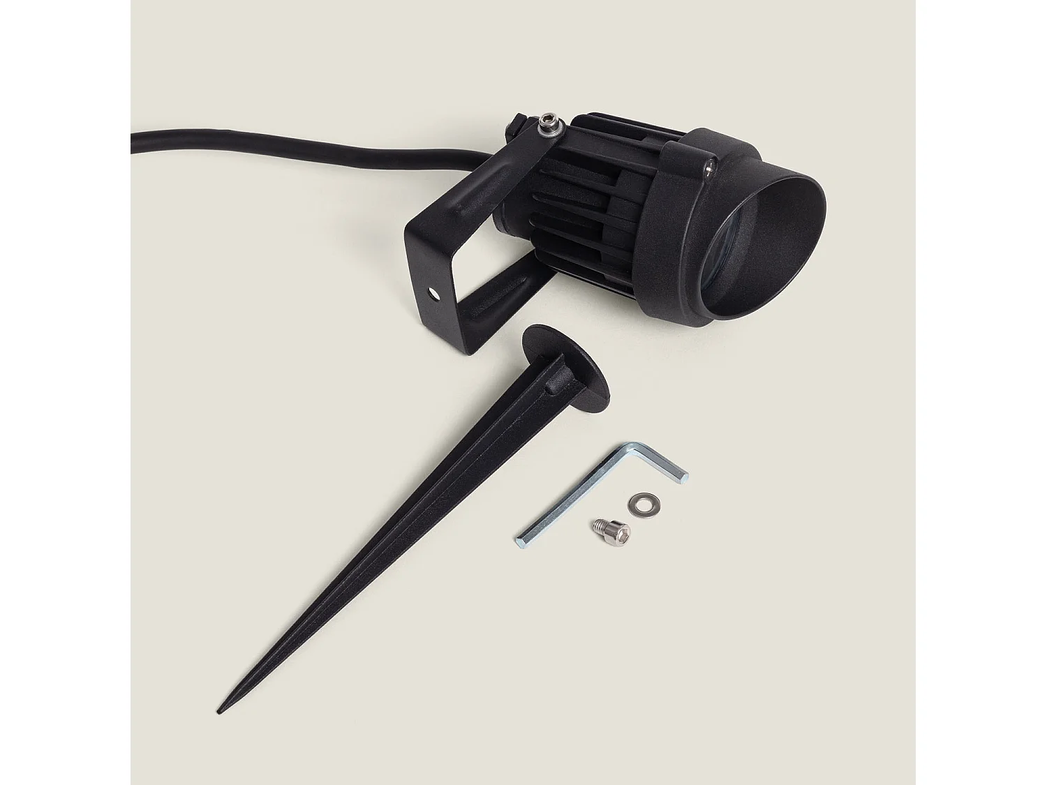Foco Exterior LED RGB 6W con Pincho Azuer RGB