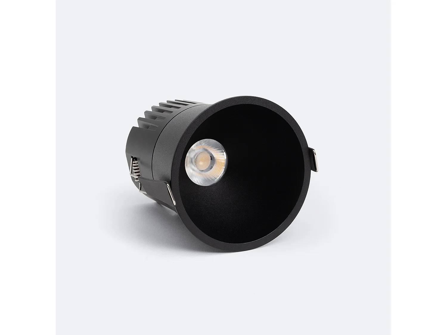 Foco Downlight LED 24W Corte Ø 90 mm Deep 4000K Negro Blanco Neutro