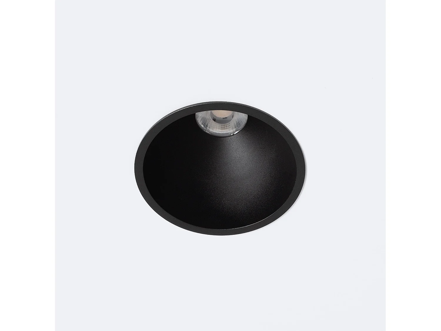 Foco Downlight LED 24W Corte Ø 90 mm Deep 4000K Negro Blanco Neutro