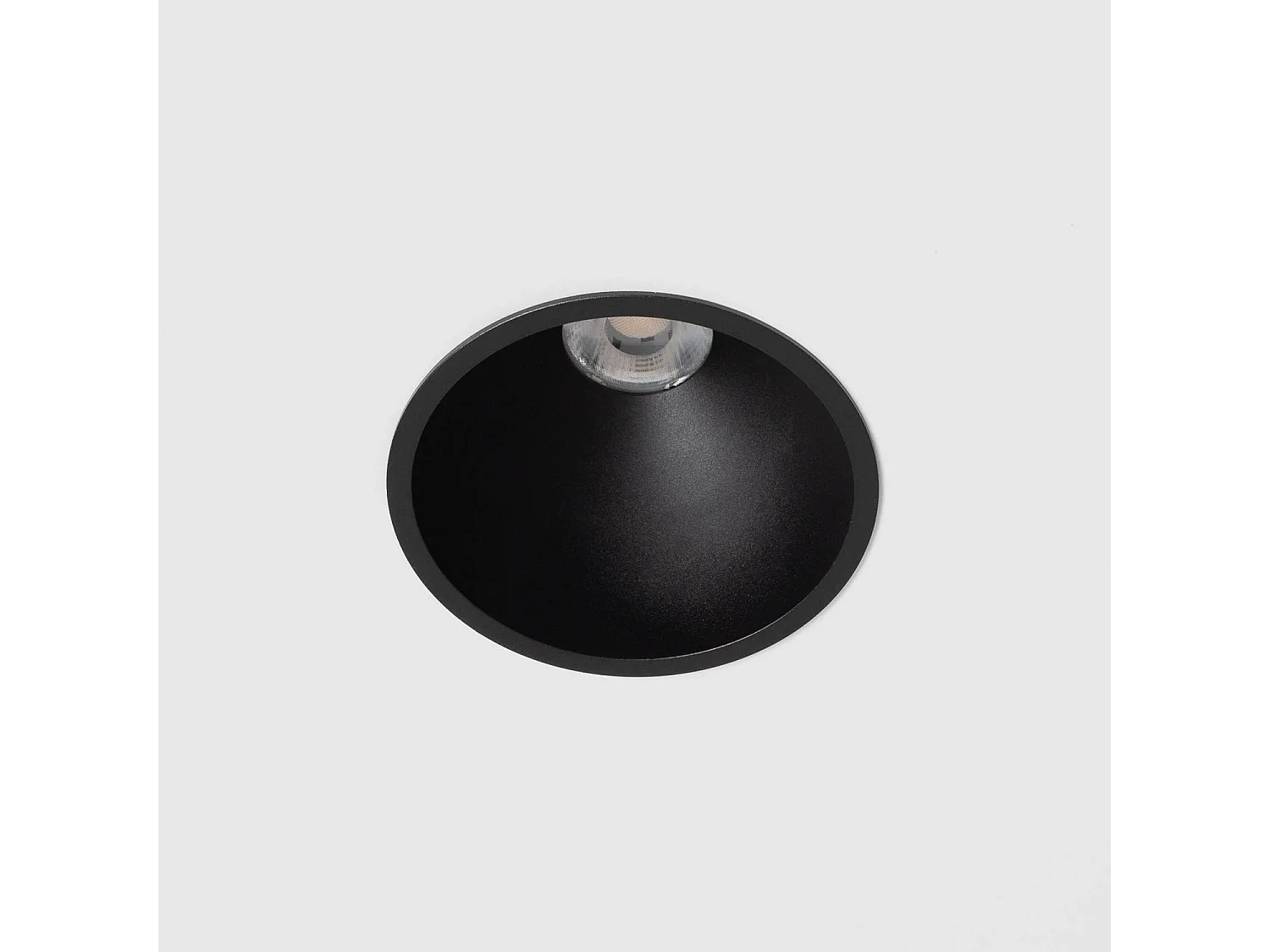 Downlight LED 24W Foro Ø 90 mm Profondità 4000K Nero Bianco Naturale