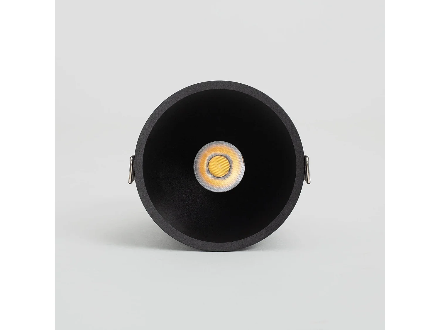 Downlight LED 24W Foro Ø 90 mm Profondità 4000K Nero Bianco Naturale