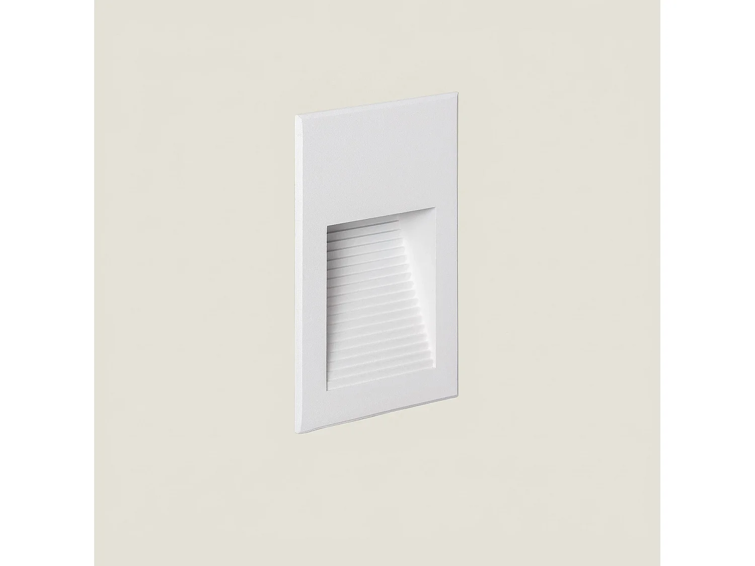 Baliza Exterior LED 5W Empotrable Pared Aluminio Olite 4000K Blanco Blanco Neutro