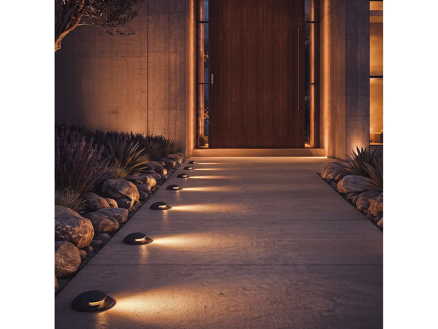 Baliza Exterior LED 3W Empotrable Suelo 1L 4000K Blanco Neutro