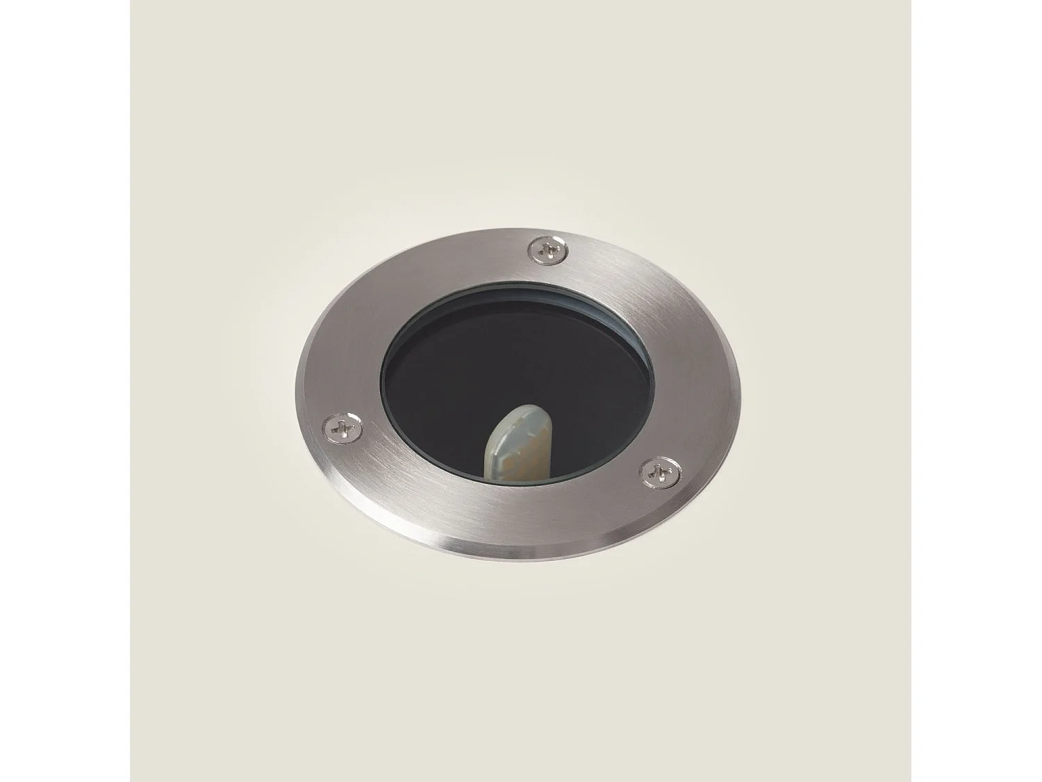 Foco Exterior Empotrable Suelo Inox G9 Plateado