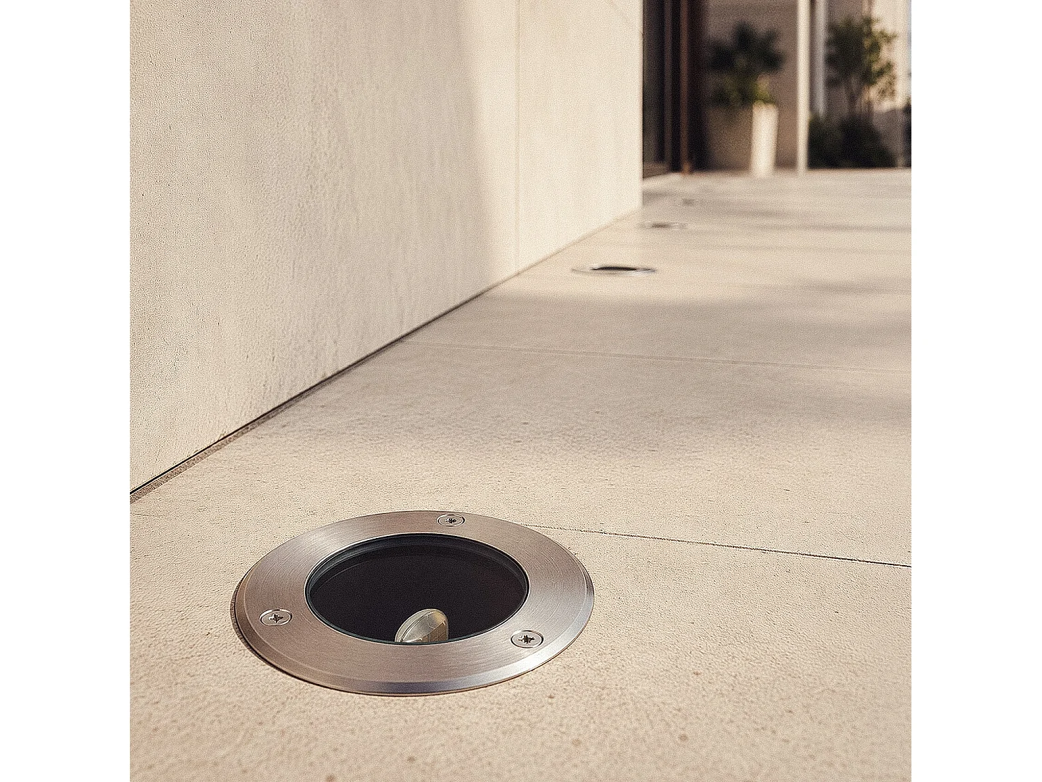 Faretto da Esterno Incasso a Terra Inox G9 Argento
