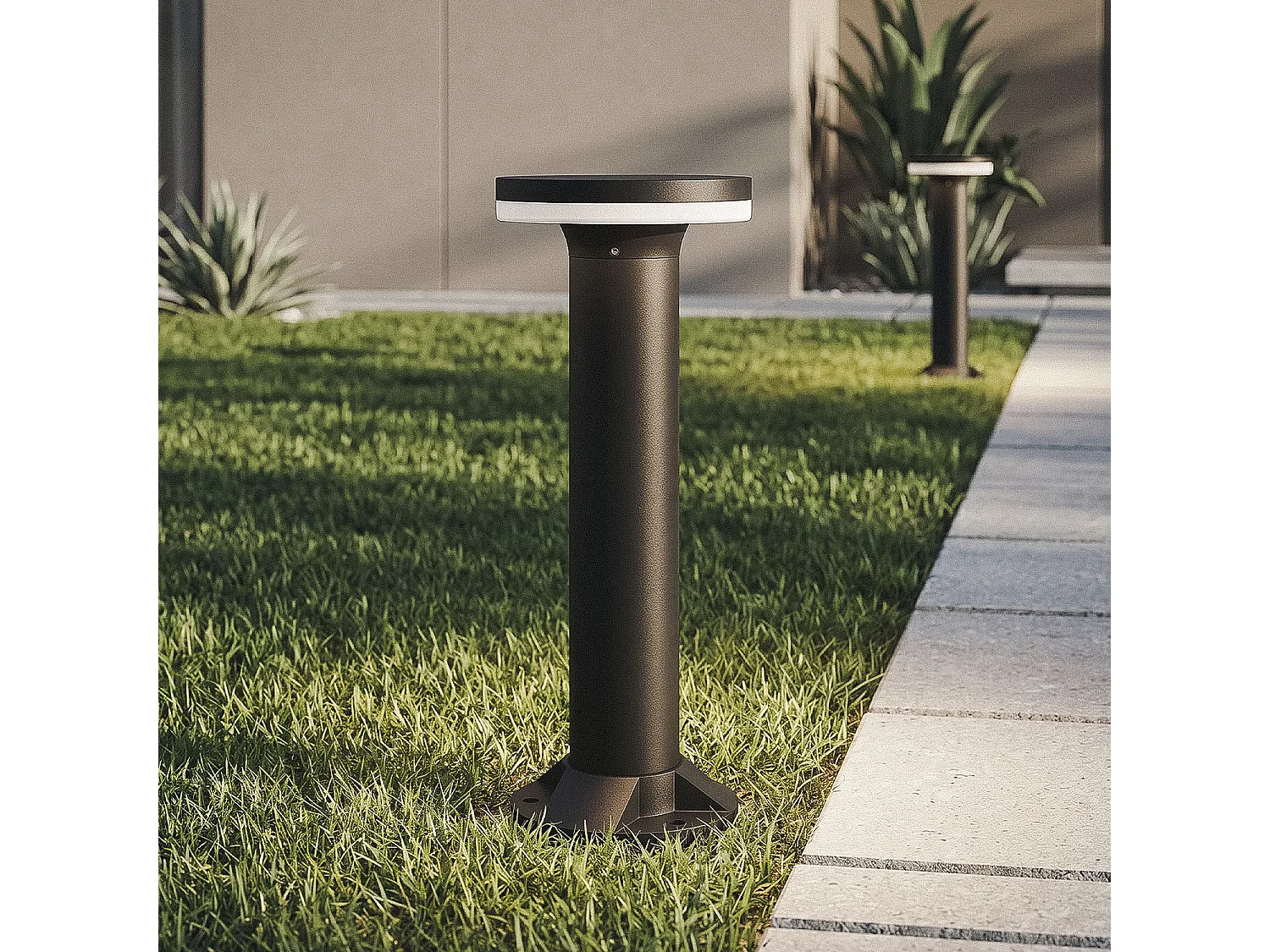 Baliza Exterior LED 12W Superficie Pie 40cm Duero CCT 2700K - 3300K - 4000K