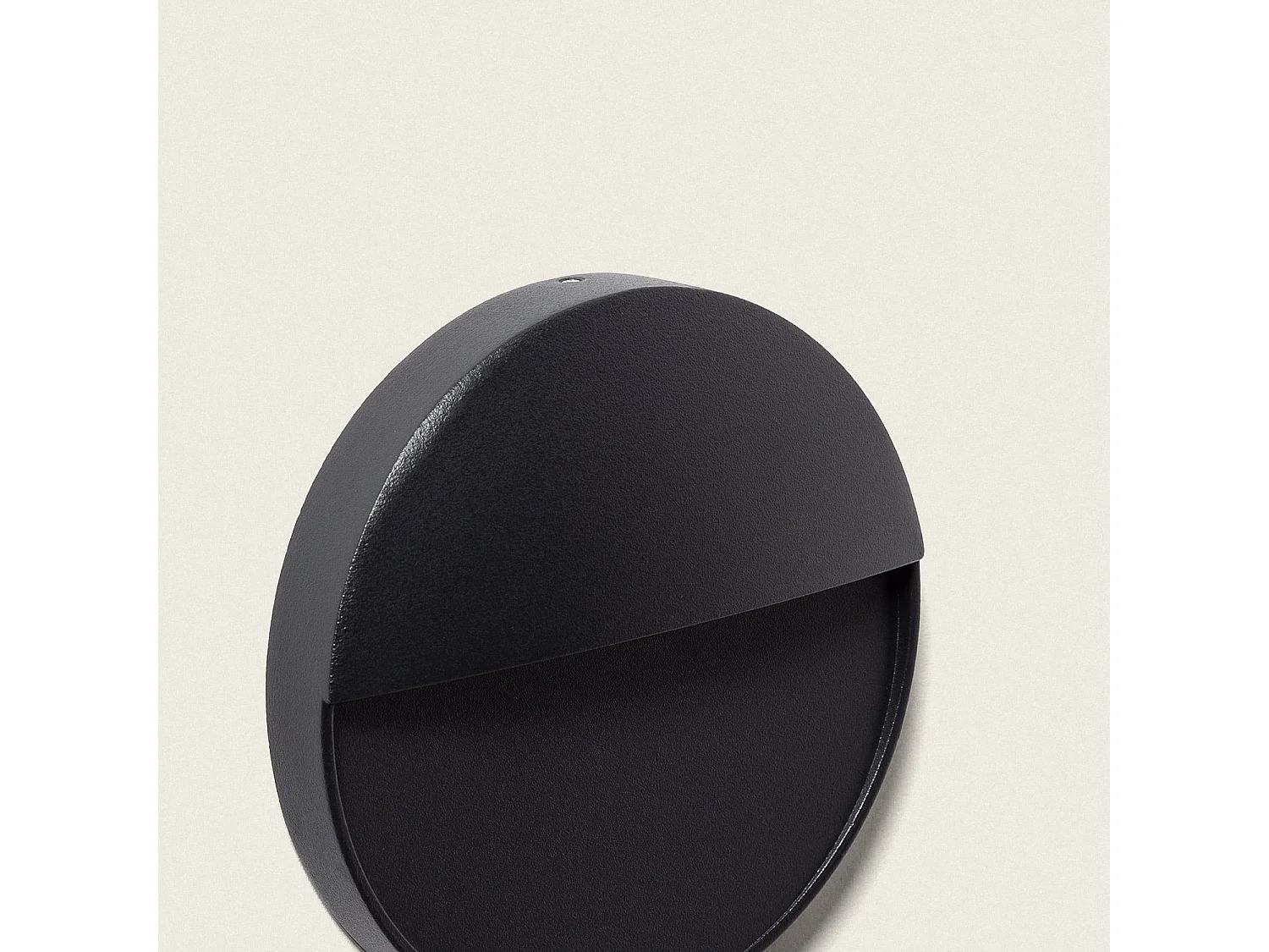 Baliza Exterior LED 3W Superficie Circular Jade 4000K Negro Blanco Neutro