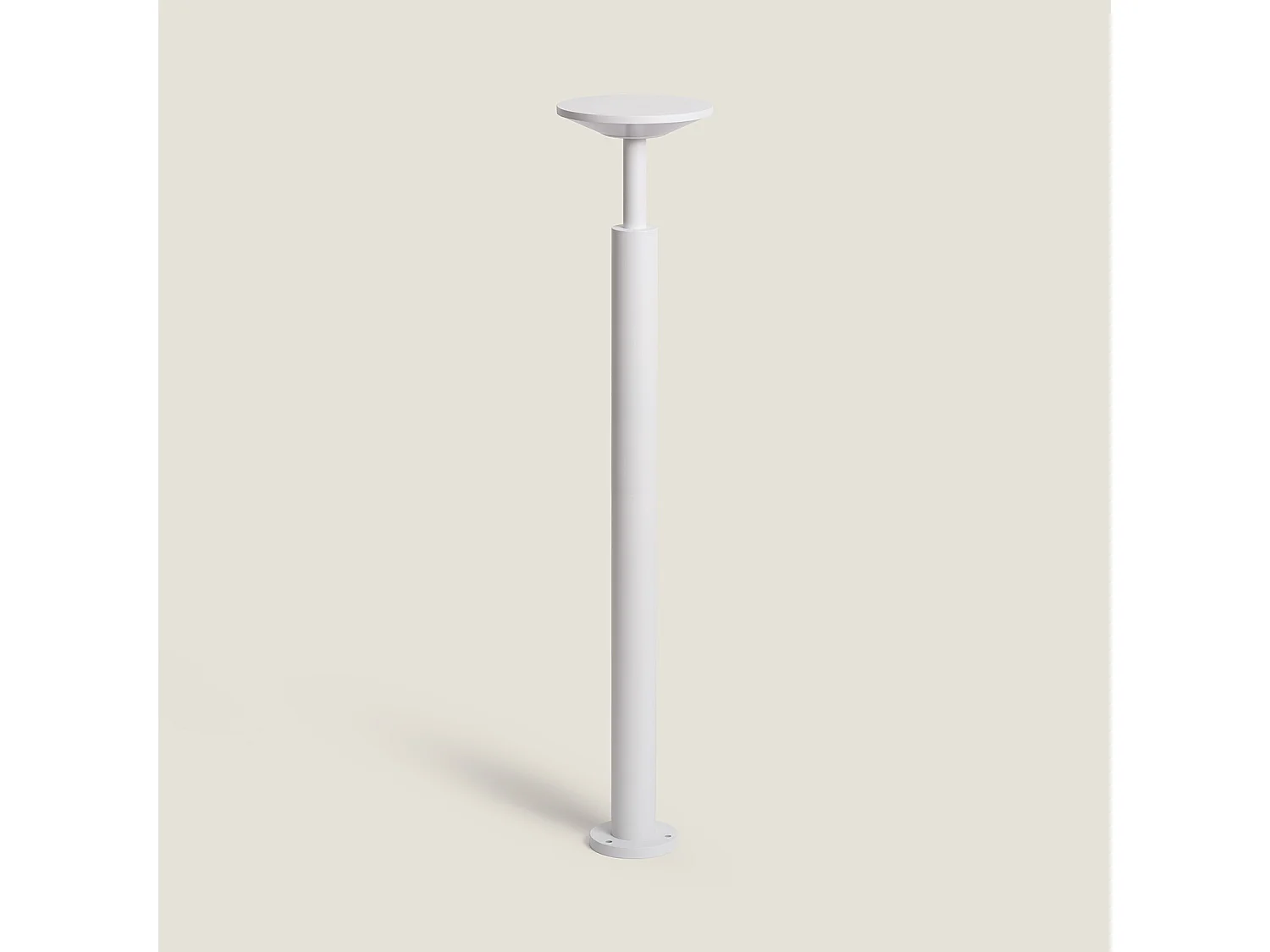 Baliza de Pie Exterior LED 16W Aluminio Lhasa 3000K L Blanco Blanco Cálido