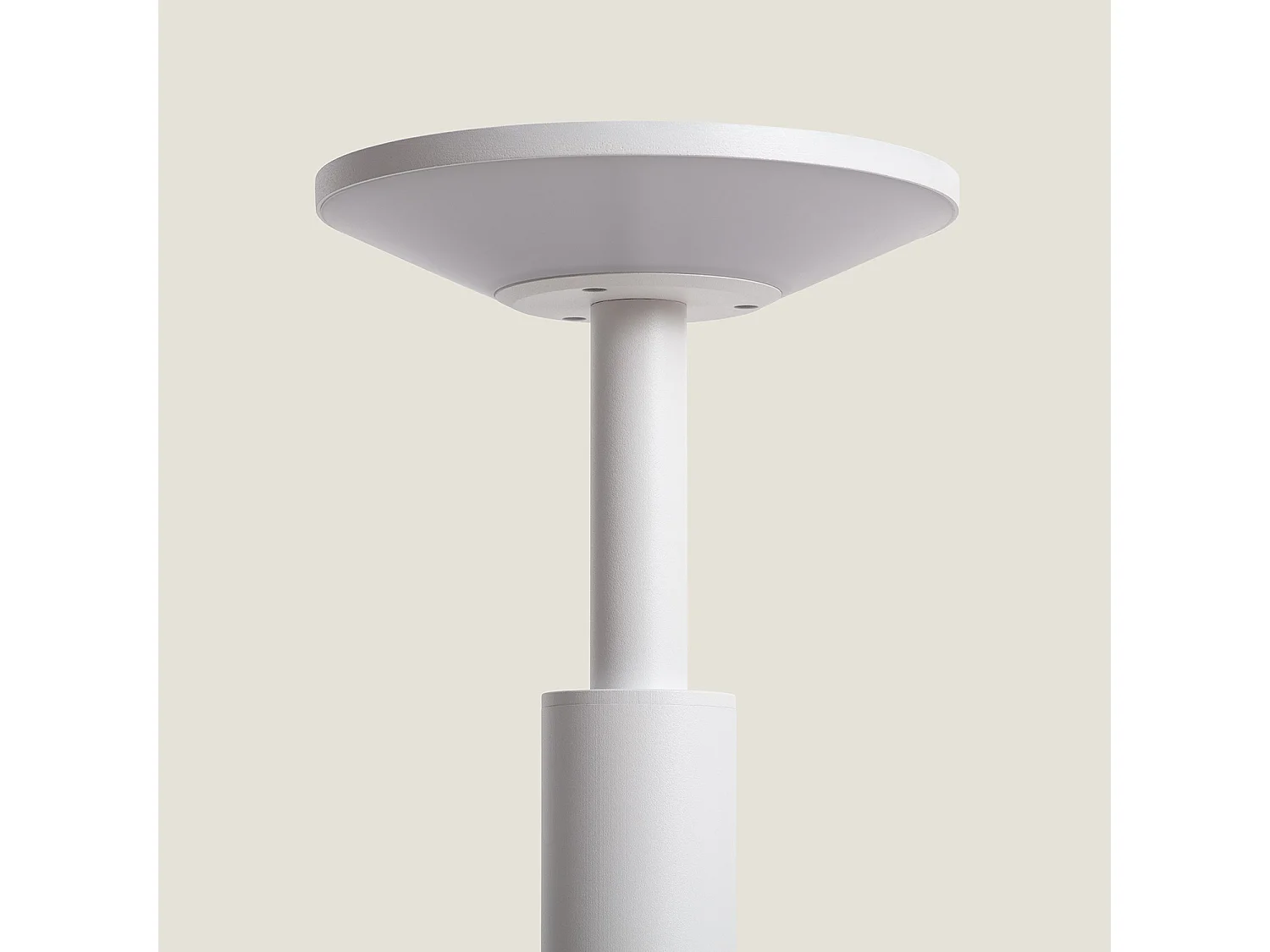 Baliza de Pie Exterior LED 16W Aluminio Lhasa 3000K L Blanco Blanco Cálido