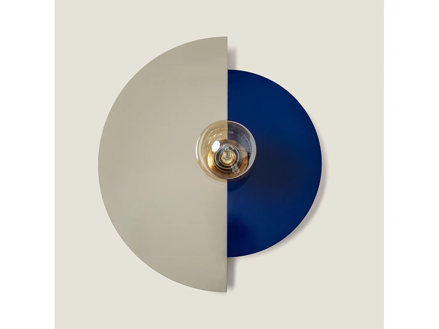 Aplique de Pared Metal Aluminio Dolena  Azul