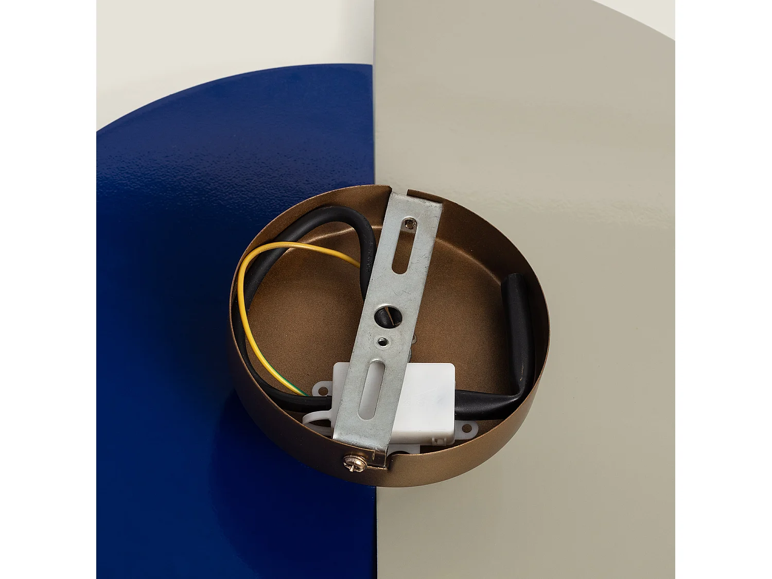Aplique de Pared Metal Aluminio Dolena  Azul