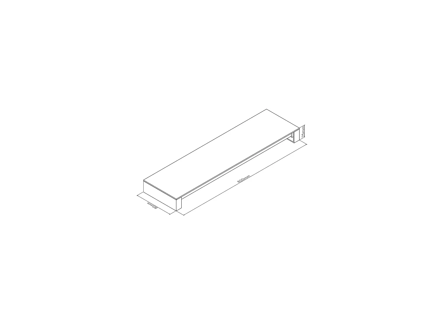 Applique Murale Extérieure LED 20W Aluminium Bathen  Noir