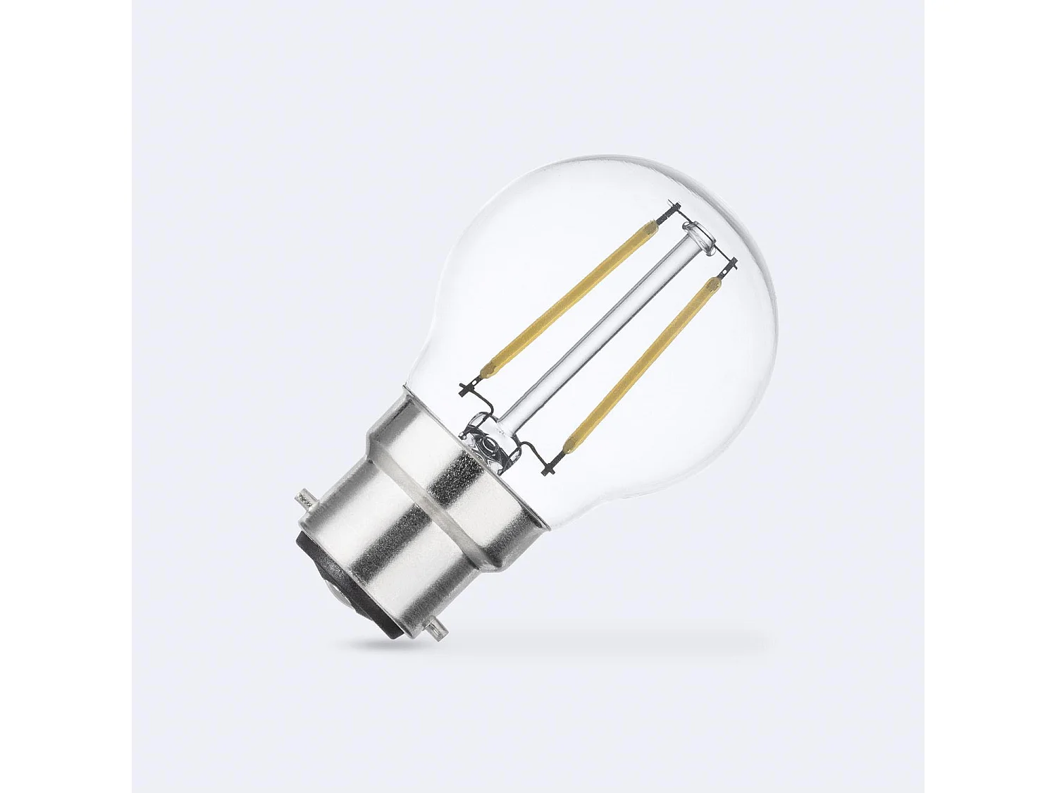 Ampoule Filament LED B22 2W G45 200lm No Flicker 4000K Blanc neutre