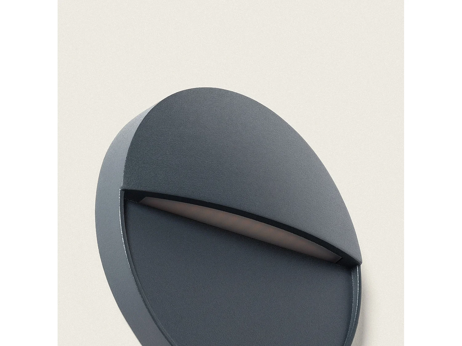 Baliza Exterior LED 3W Superficie Circular Jade 4000K Antracita Blanco Neutro