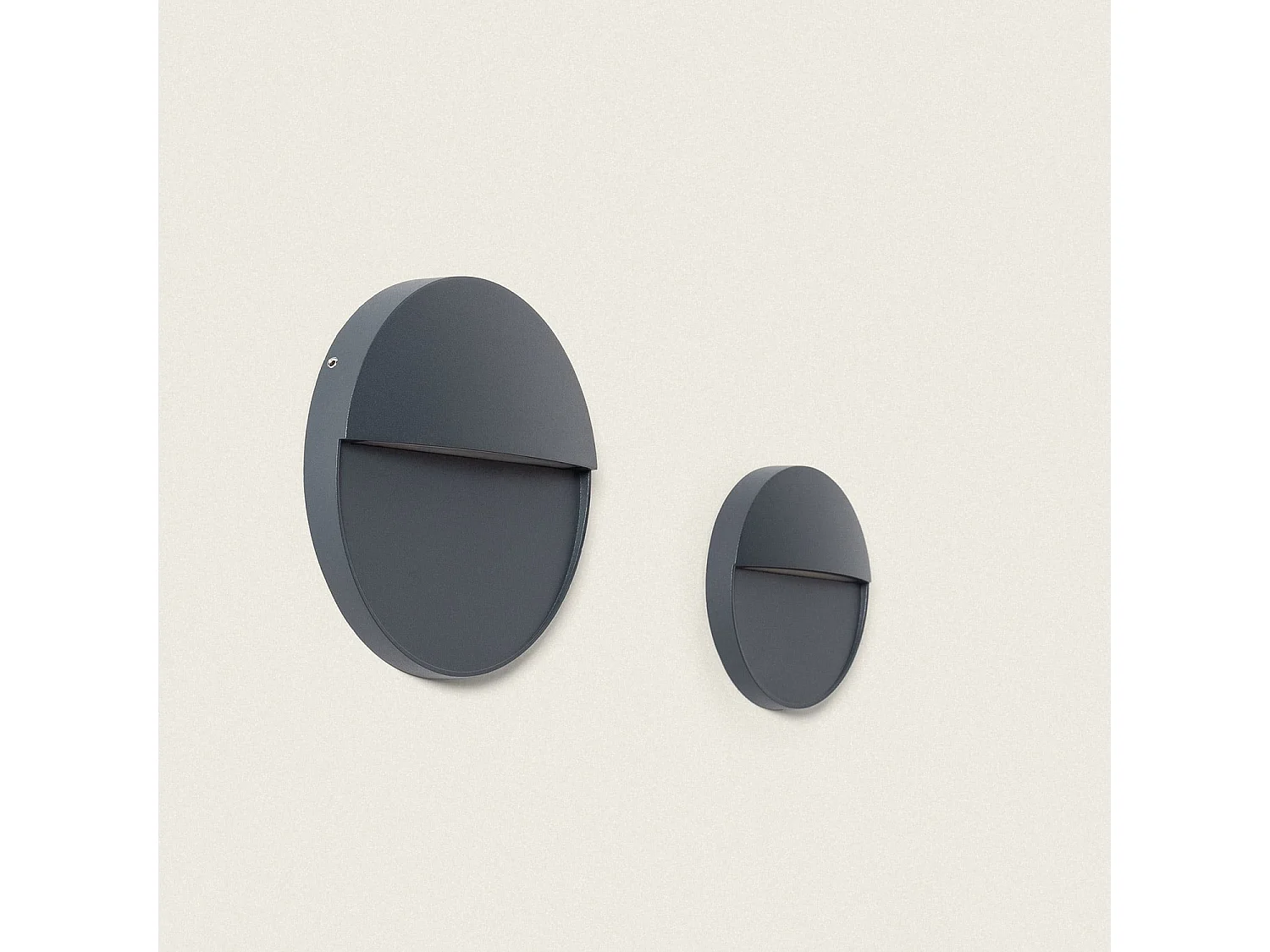 Baliza Exterior LED 3W Superficie Circular Jade 4000K Antracita Blanco Neutro