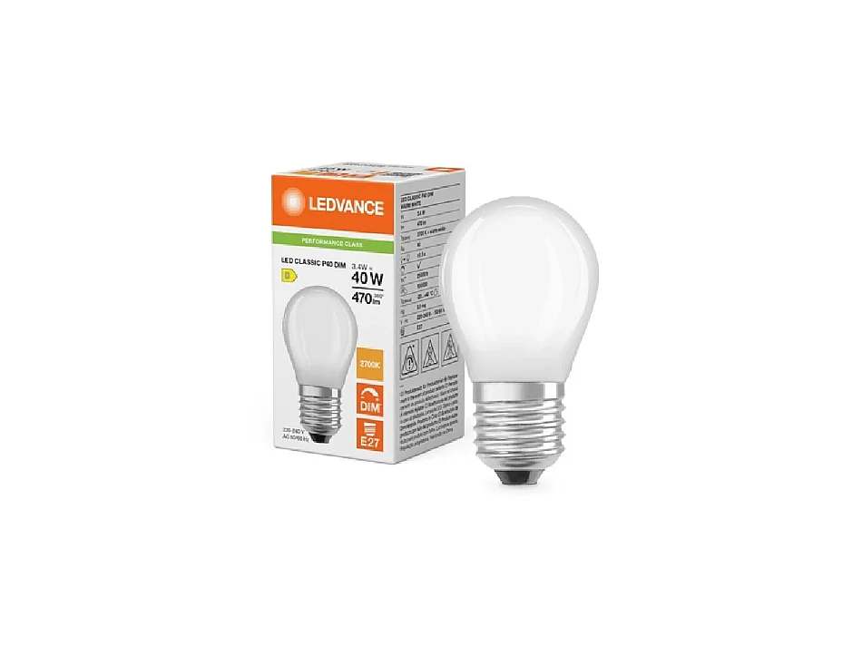 Ampoule LED Filament E27 4.8W 470 lm G45  Parathom Classic 4058075590779 2700K Blanc chaud