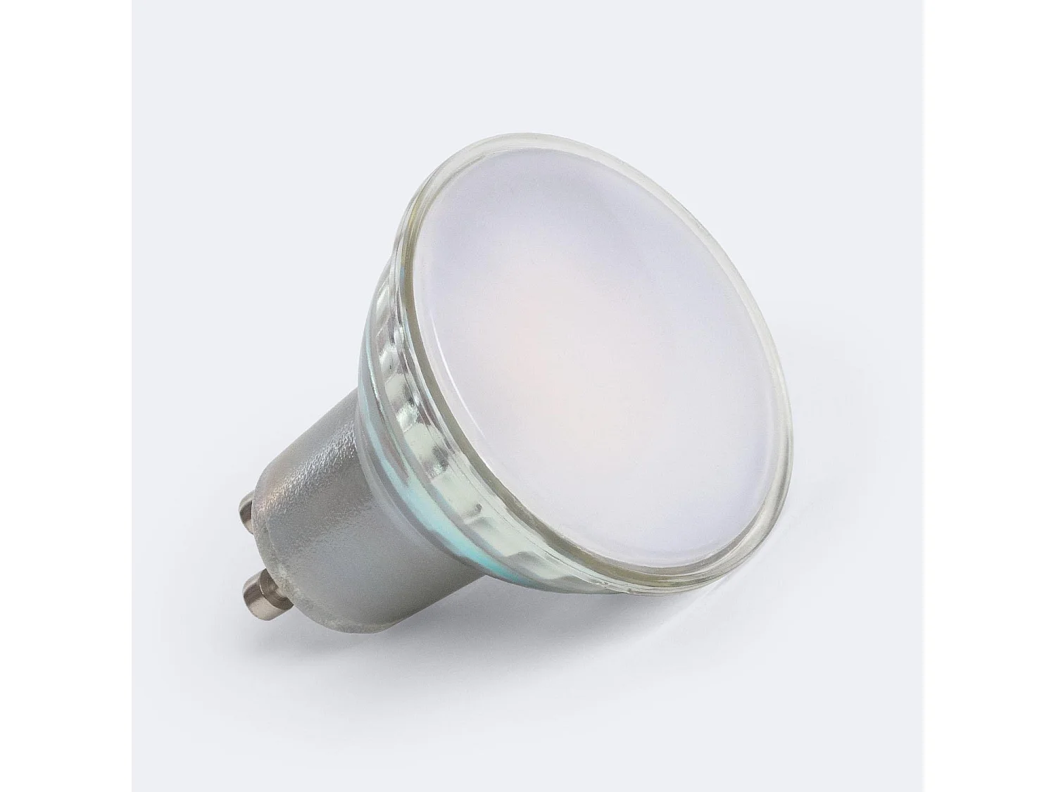 Bombilla LED GU10 7W 700 lm Cristal 100º No Flicker 2700K Blanco Cálido